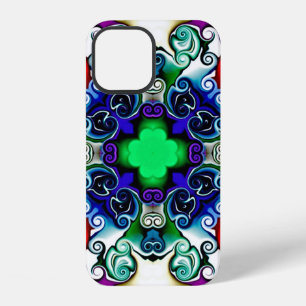 Computerafbeeldingen. Illustratie van een abstract iPhone 12 Hoesje