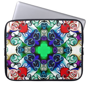 Computerafbeeldingen. Illustratie van een abstract Laptop Sleeve