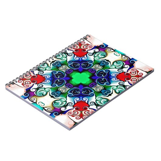 Computerafbeeldingen. Illustratie van een abstract Notitieboek (Linkerzijde)