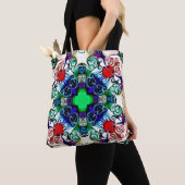 Computerafbeeldingen. Illustratie van een abstract Tote Bag (Dichtbij)