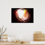 Computerafdrukken voor Abstract schilderen - Digit Poster (Keuken)