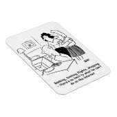 Computeranalfabeet man op computer magneet (Rechterzijde)