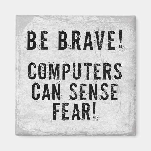 Computerangst Magneet (Voorkant)