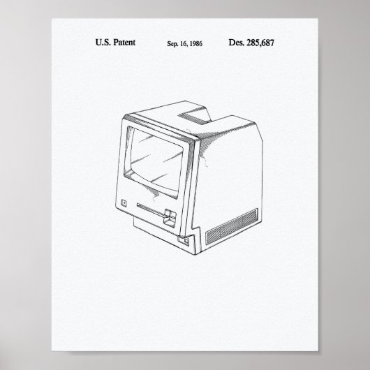 Computerartikel 1986 — Whitepaper over patenten Poster (Voorkant)