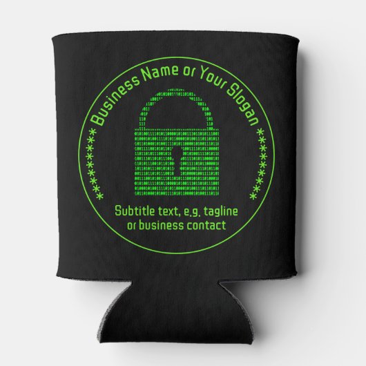 Computerbeveiliging Digitale Handel Show Event Fre Blikjeskoeler (Achterkant)