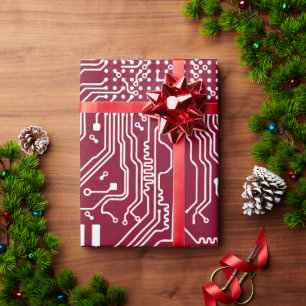 Computerbordpatroon Cadeaupapier
