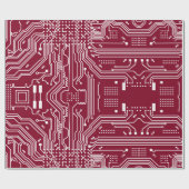 Computerbordpatroon Cadeaupapier (Vlak)