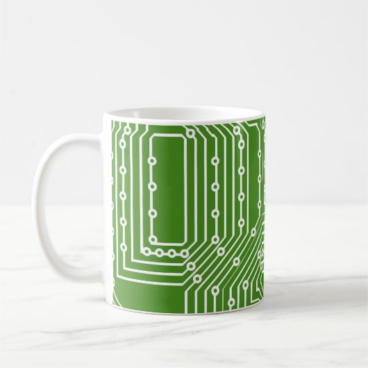 Computerbordpatroon Koffiemok (Links)