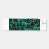 computerchip ecig skin/matrix bumpersticker (Voorkant)