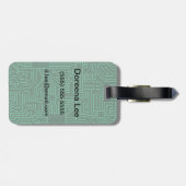 Computercircuit Bagagelabel (Achterkant horizontaal)