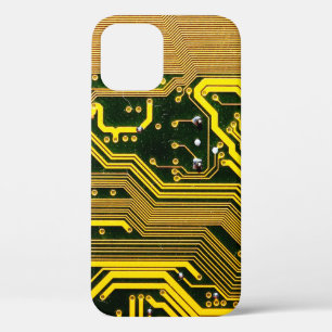 computercircuit-boardtelecommunicatie, abstract,a Case-Mate iPhone case