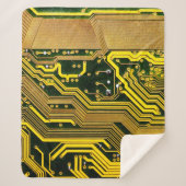 computercircuit-boardtelecommunicatie, abstract,a sherpa deken (Voorkant)