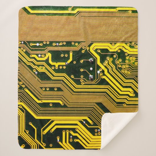 computercircuit-boardtelecommunicatie, abstract,a sherpa deken (Voorkant)