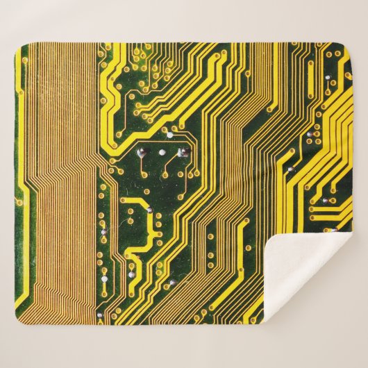 computercircuit-boardtelecommunicatie, abstract,a sherpa deken (Voorkant (horizontaal))