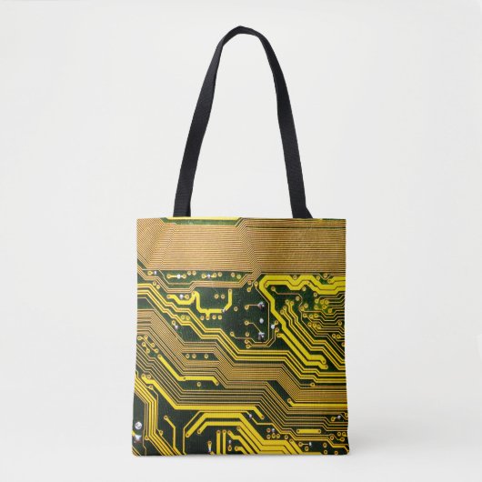 computercircuit-boardtelecommunicatie, abstract,a tote bag (Voorkant)