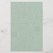 Computercircuit Briefpapier (Voorkant)