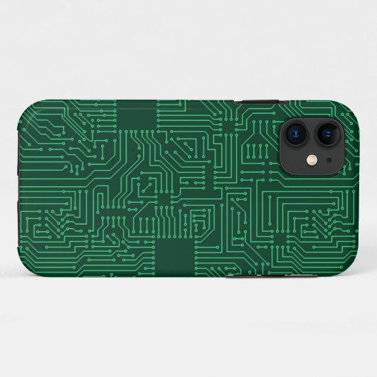 Computercircuit Case-Mate iPhone Case (Achterkant (horizontaal))