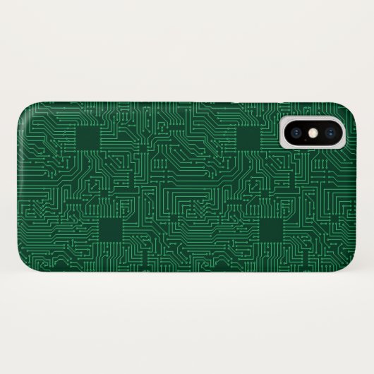Computercircuit Case-Mate iPhone Case (Achterkant (horizontaal))