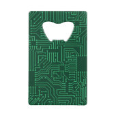 Computercircuit Creditkaart Flessenopener (Voorkant)