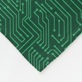 Computercircuit Fleece Deken (Hoek)