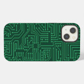 Computercircuit iPhone Hoesje (Achterkant horizontaal)