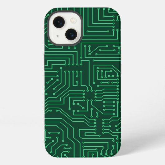 Computercircuit iPhone Hoesje (Achterkant)