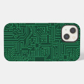 Computercircuit iPhone Hoesje (Achterkant horizontaal)