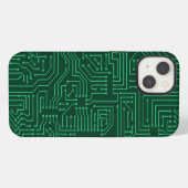 Computercircuit iPhone Hoesje (Achterkant horizontaal)