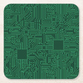 Computercircuit Kartonnen Onderzetters (Voorkant)