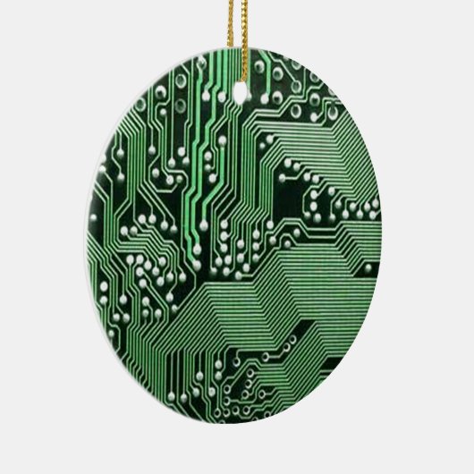 Computercircuit Keramisch Ornament (Rechts)