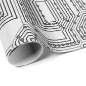 Computercircuits en -technologie cadeaupapier (Rol Hoek)