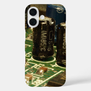 Computercircuits voor Technophiles iPhone 16 Hoesje