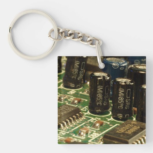 Computercircuits voor Technophiles PCB PCU Sleutelhanger (Voorkant)