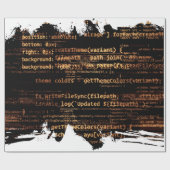 Computercode Cadeaupapier (Vlak)