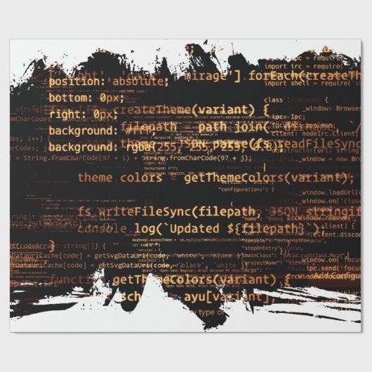 Computercode Cadeaupapier (Vlak)