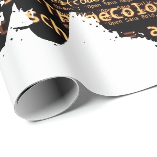 Computercode Cadeaupapier (Rol Hoek)