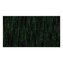 Computercode die uw gaminggeek poster laat vallen