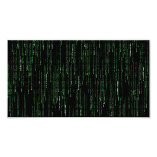 Computercode die uw gaminggeek poster laat vallen (Voorkant)