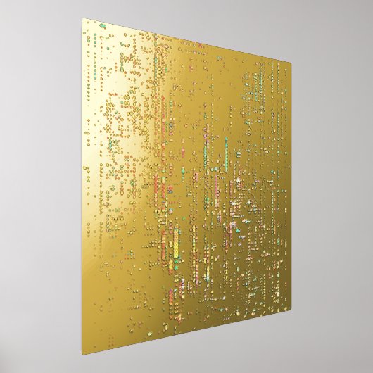 computercode geschreven in een rook folie afdrukken (Laagn)