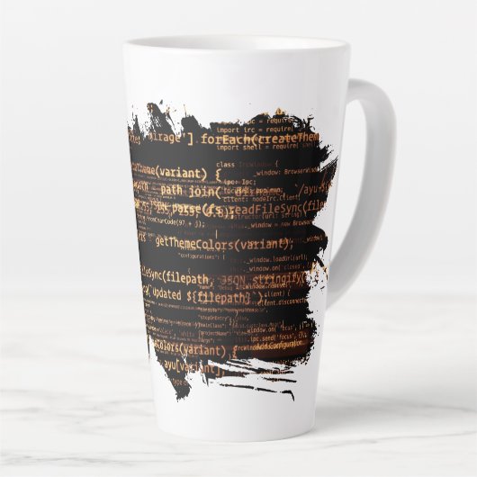 Computercode Latte Mok (Rechterhoek)