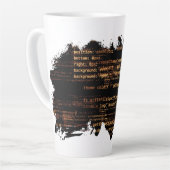 Computercode Latte Mok (Linkerhoek)