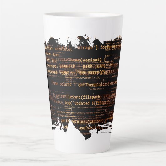 Computercode Latte Mok (Voorkant)