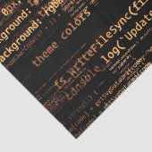 Computercode Tissuepapier (Detail)