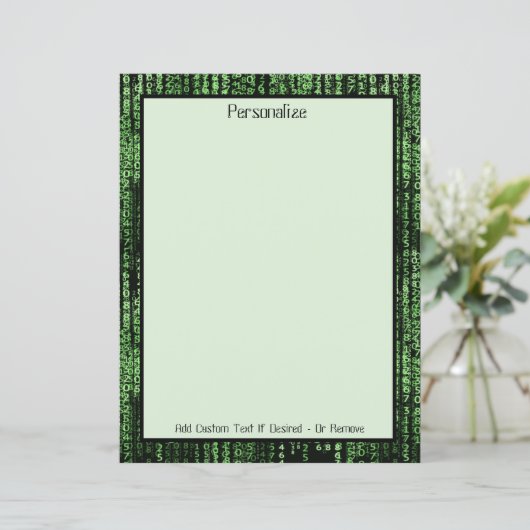 Computerdatatrix-programma op maat (Staand voorkant)