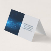 Computerdesktop | Moderne digitale technologie Visitekaartje (Achterkant)