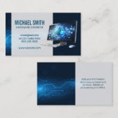 Computerdesktop | Moderne digitale technologie Visitekaartje (Voorkant / Achterkant)