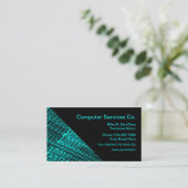 Computerdiensten Visitekaartje (Staand voorkant)
