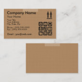 computerdoos visitekaartje (Voorkant / Achterkant)