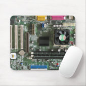 Computerelektronica oude Motherboard Mousepad Muismat (Met muis)