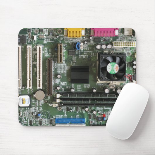 Computerelektronica oude Motherboard Mousepad Muismat (Met muis)